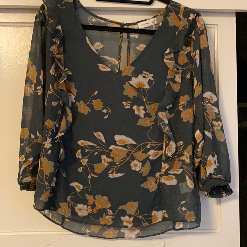 Gentle Fawn Floral Blouse